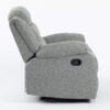 Turin Recliner Fabric 1 Seater Grey Light - Image 4