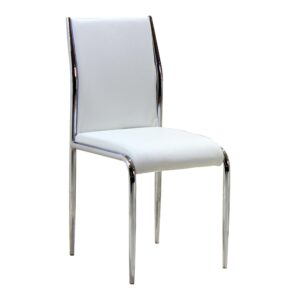 Vercelli PU Chair - White