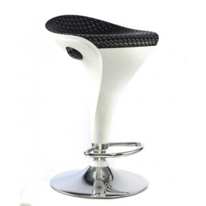 Welford Bar Stool PU Seat - Black