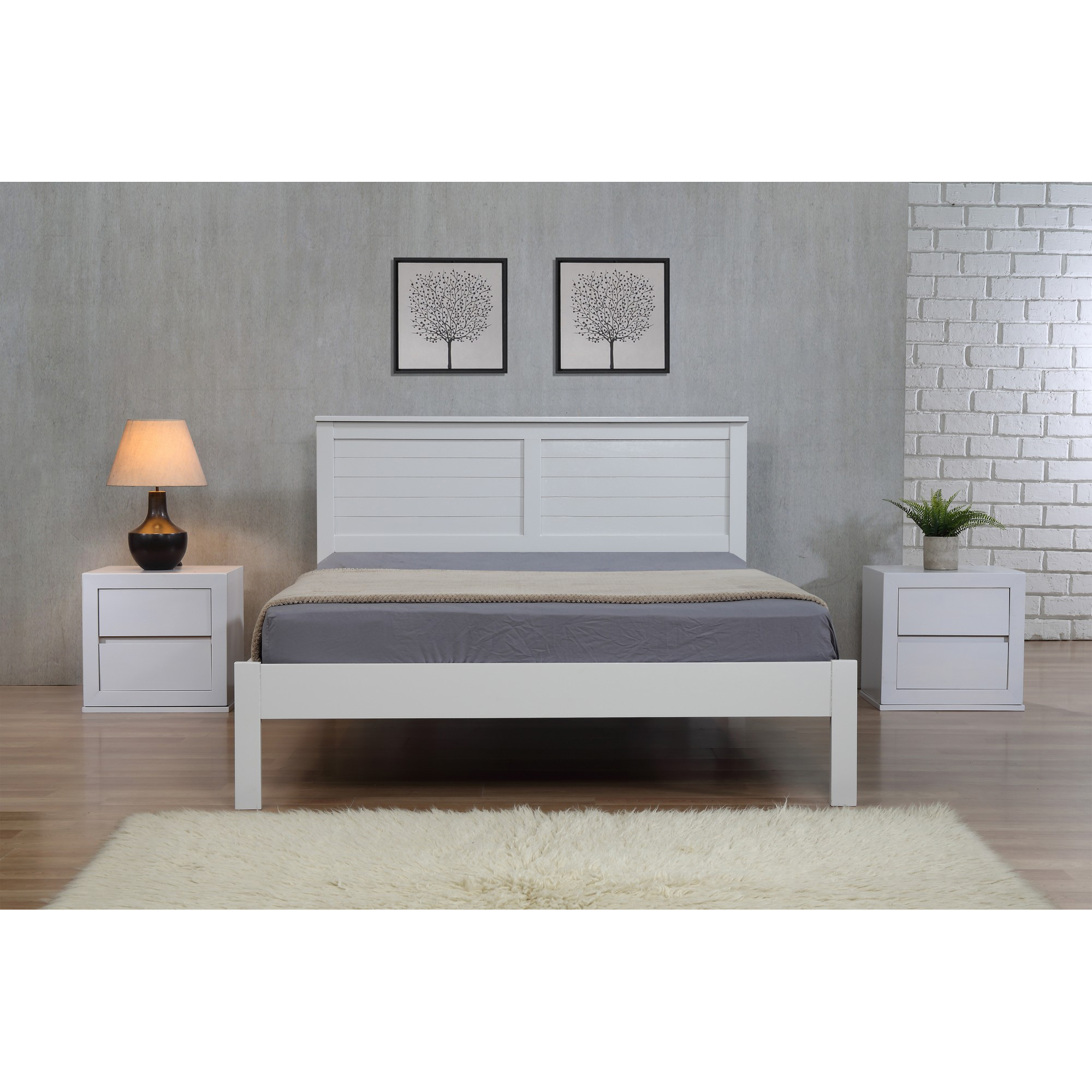 Wilmot 4 Foot Bed Grey - Image 2