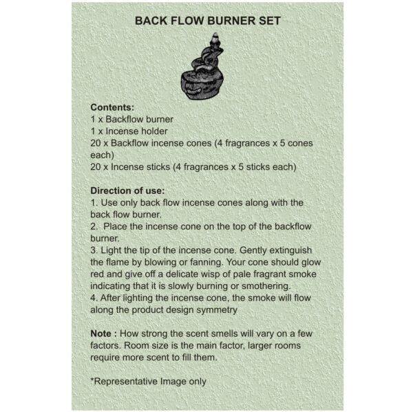 Temple Burner Fountain Set (Floral) - Image 9