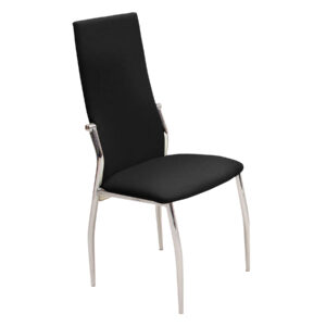 Lazio PU Chairs - Black