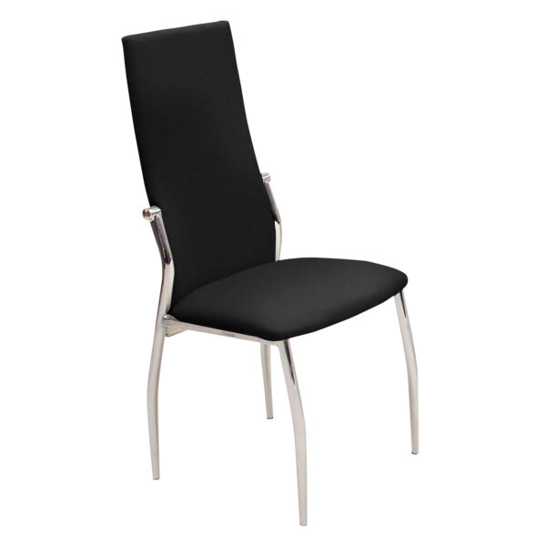 Lazio PU Chairs - Black