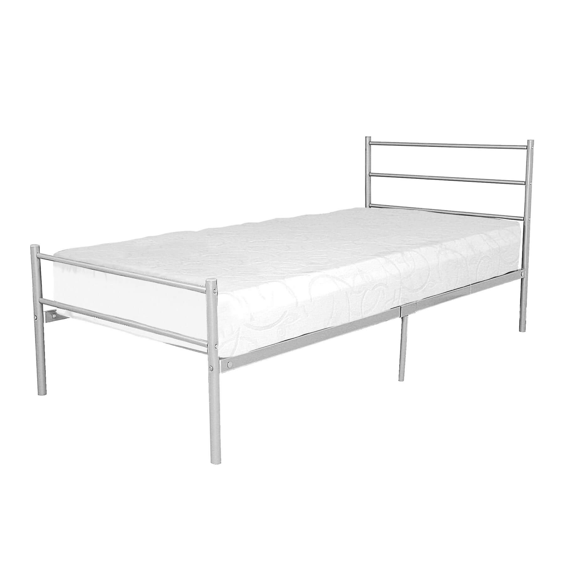 Leanne Bed Double Silver