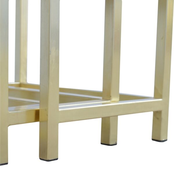Chunky Gold Stool Set of 3 - Image 8