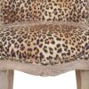 Leopard Print Studded Chair - Image 2