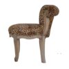Leopard Print Studded Chair - Image 7
