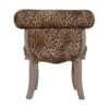 Leopard Print Studded Chair - Image 8