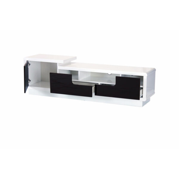 Rosedale High Gloss TV Cabinet - White