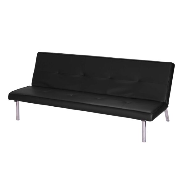 Seattle PU Sofa Bed - Black