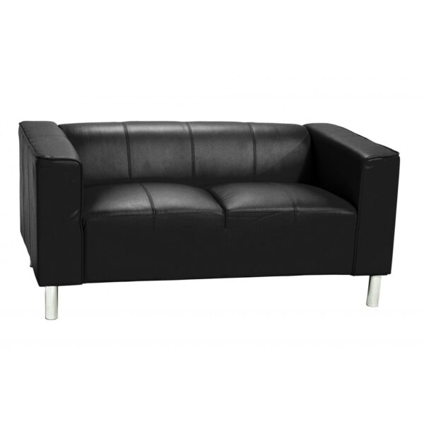 Toscana Sofa PU 2 Seater - Black
