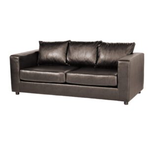 Suffolk 3 Seater Sofa PU Brown