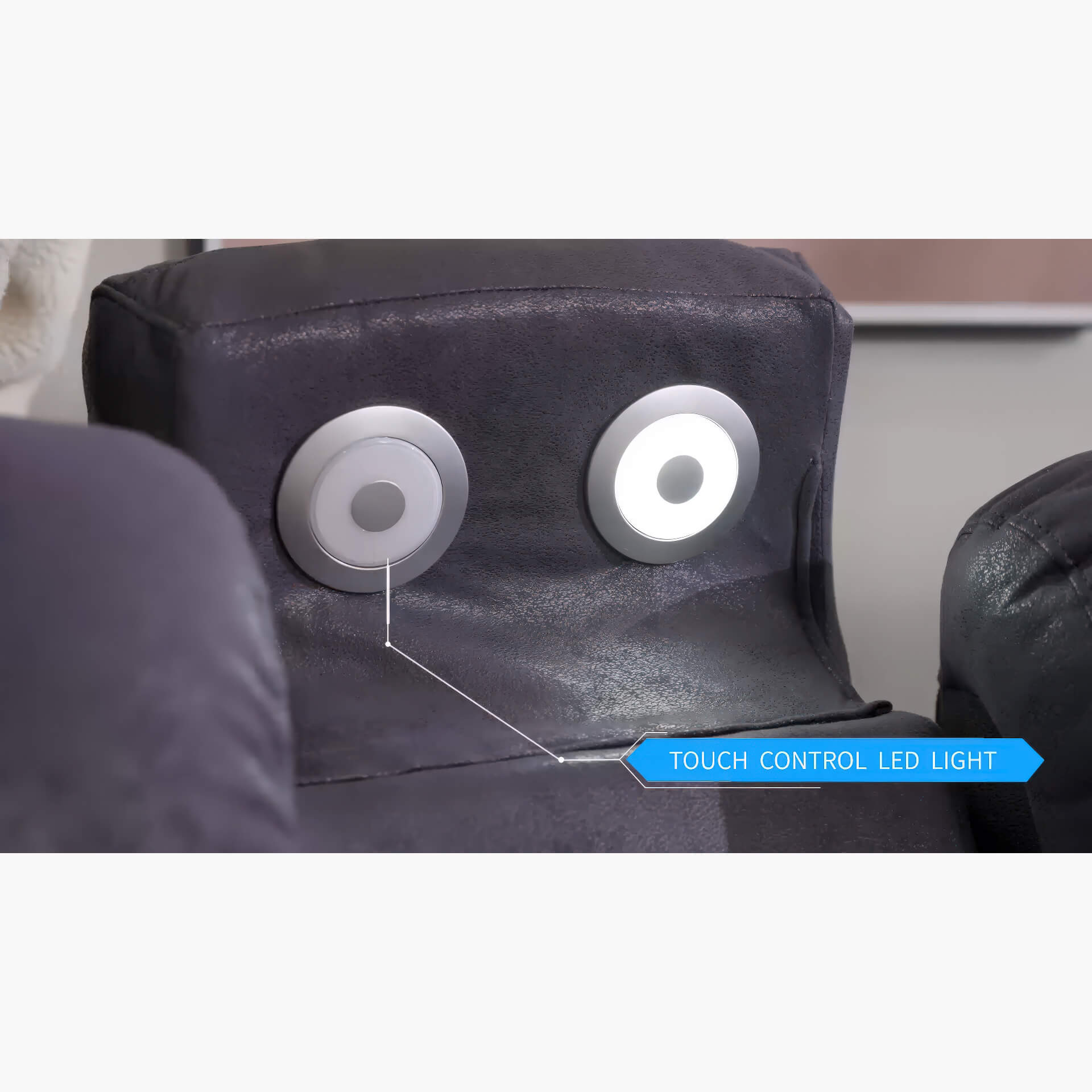 Techno Corner with 3 Power Recliners Grey - Image 9