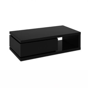 Hugh High Gloss Coffee Table Black