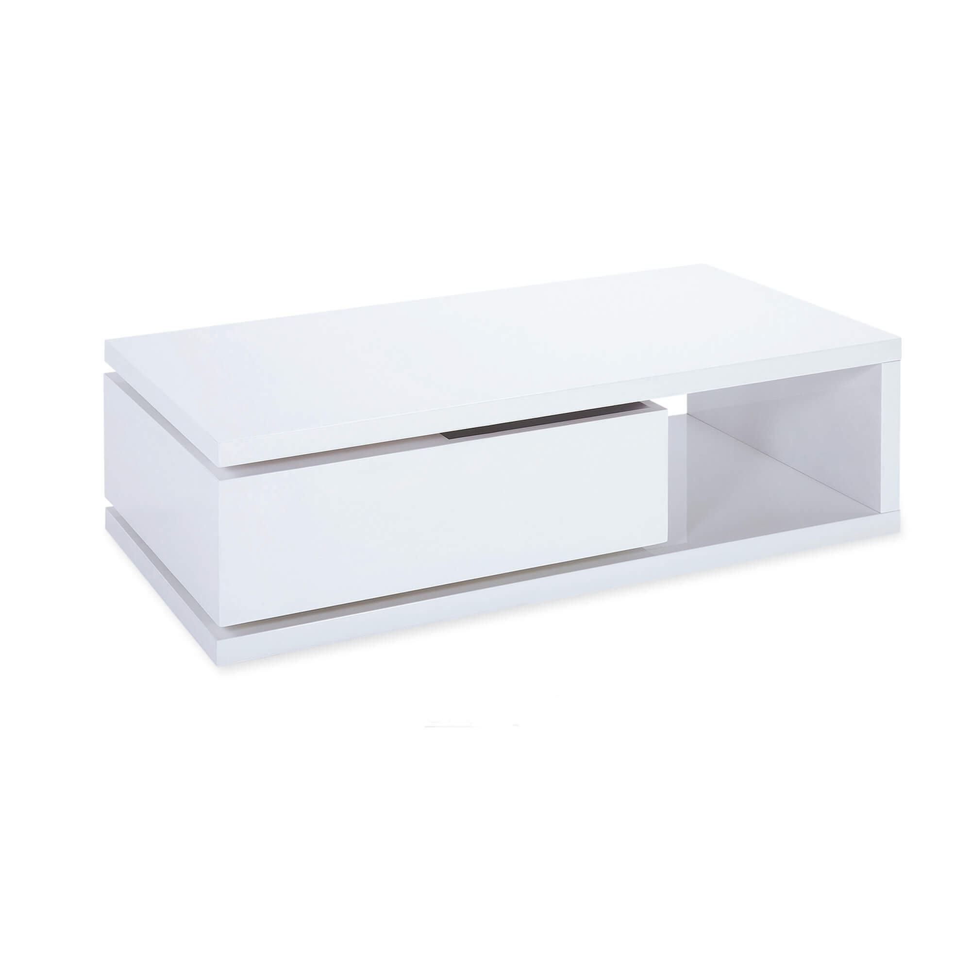 Hugh High Gloss Coffee Table White