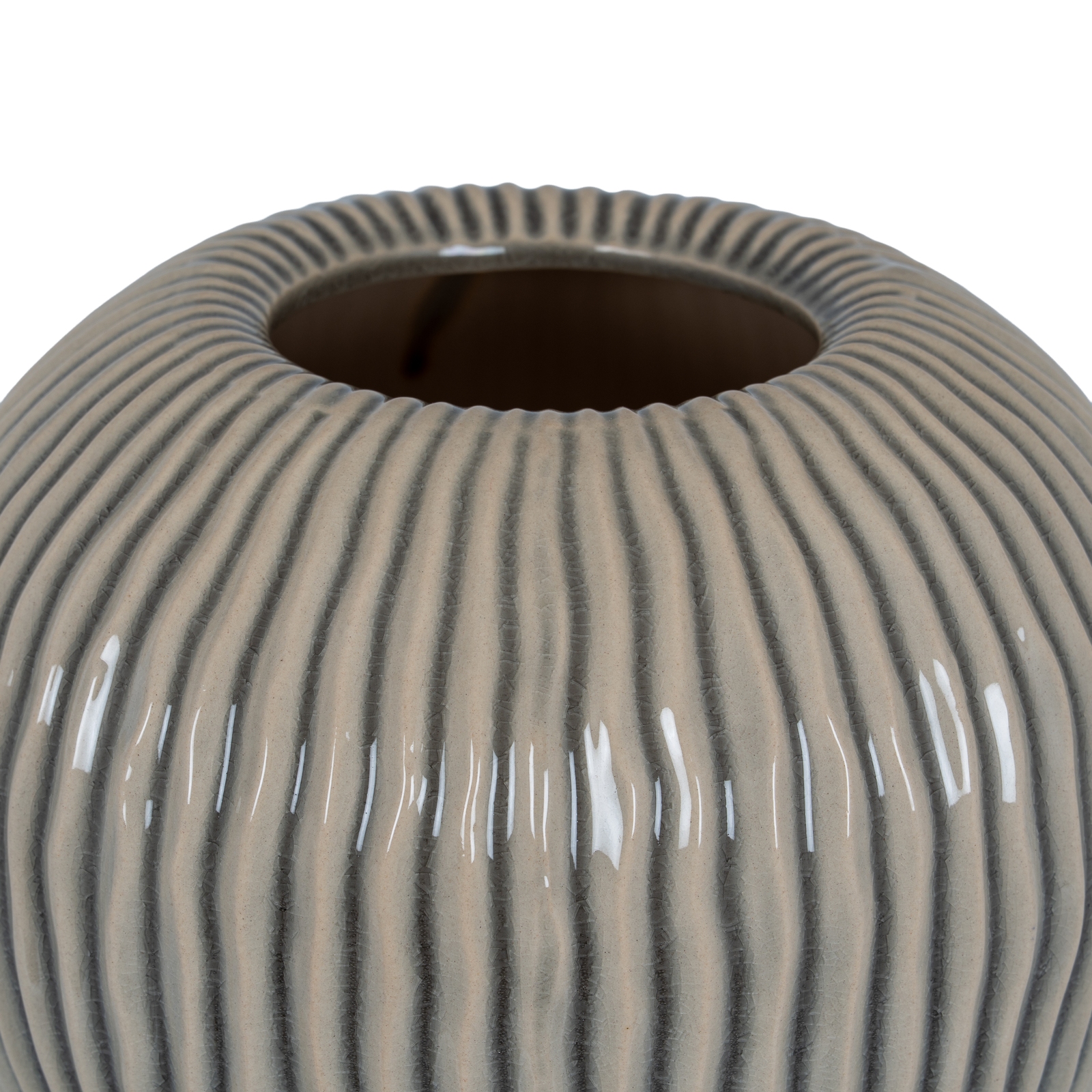 Pallida Collection Small Striped Vase - Image 2
