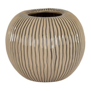 Pallida Collection Medium Striped Vase