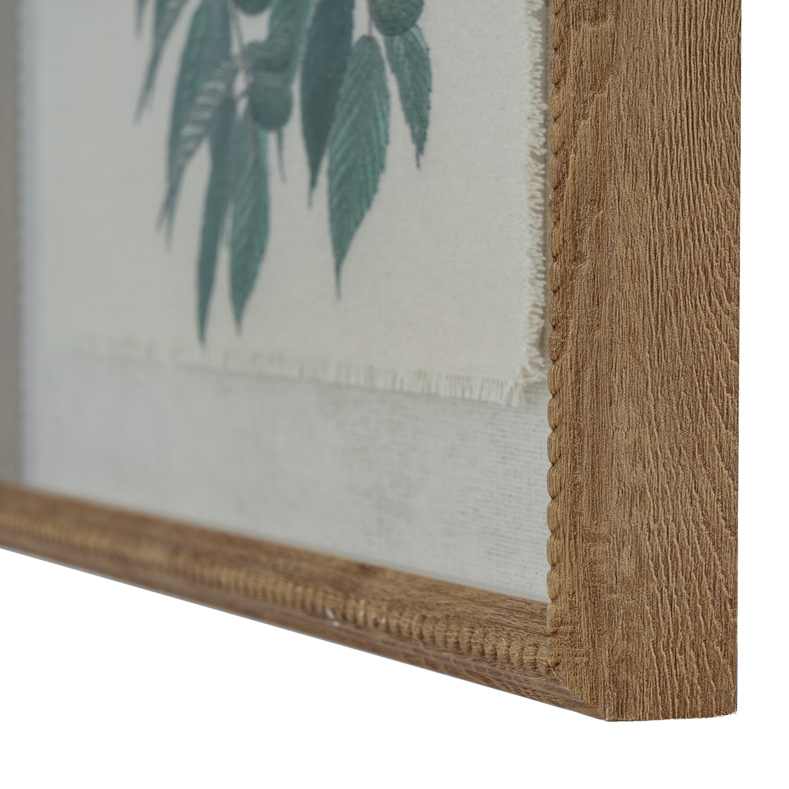 Flora & Fauna Collection Warblers On Linen In Beaded Frame - Image 2