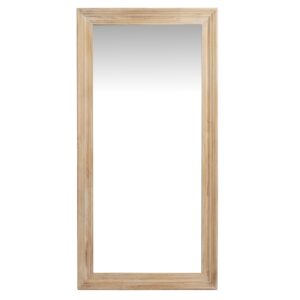 Washed Wood Large Framed Mirror