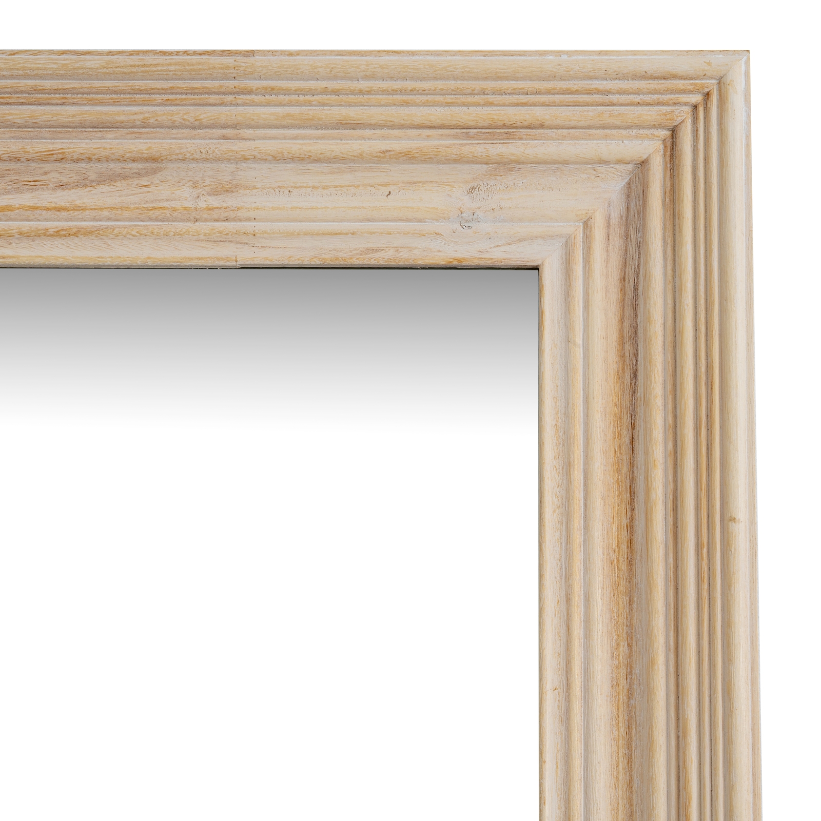 Washed Wood Large Framed Mirror - Image 2