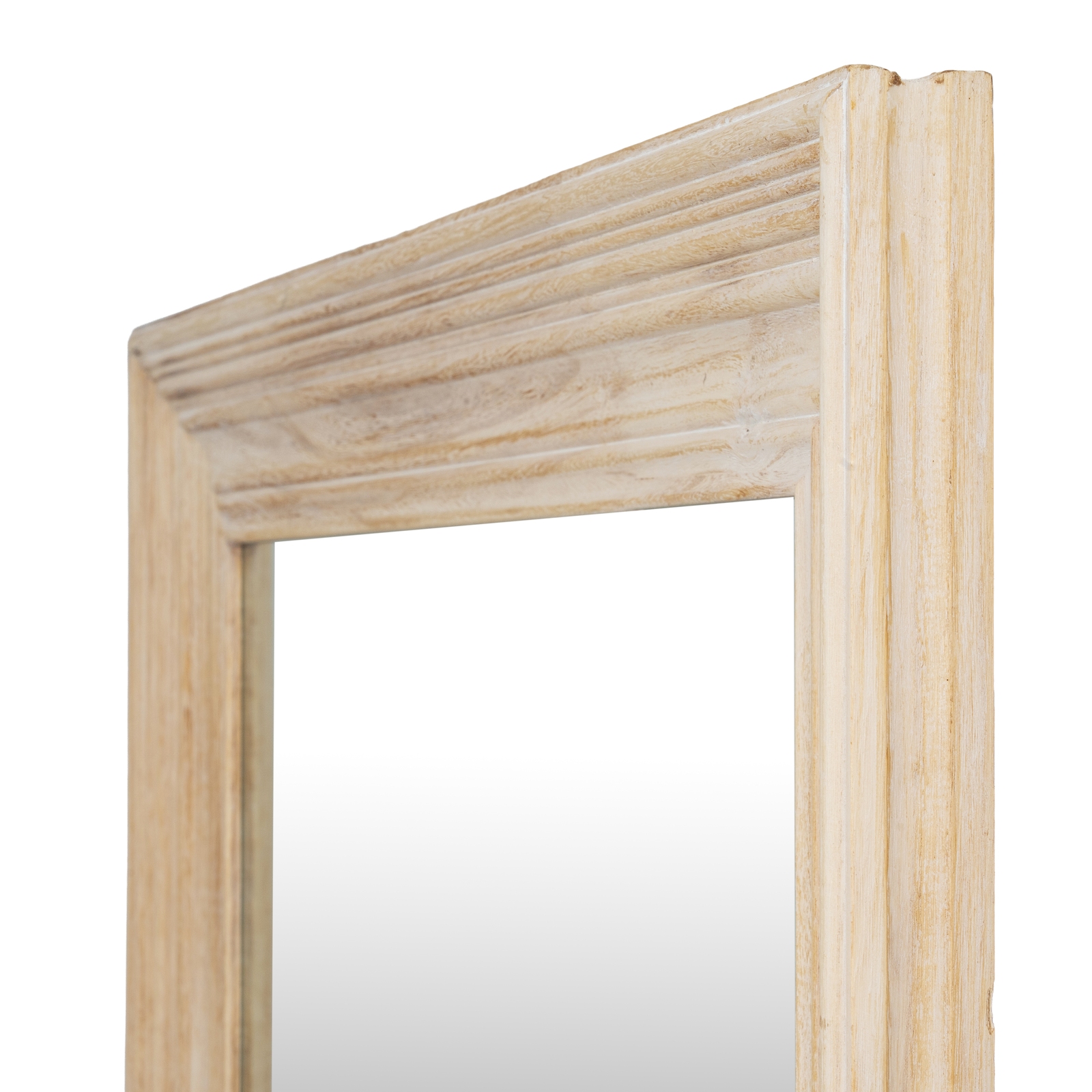 Washed Wood Large Framed Mirror - Image 3