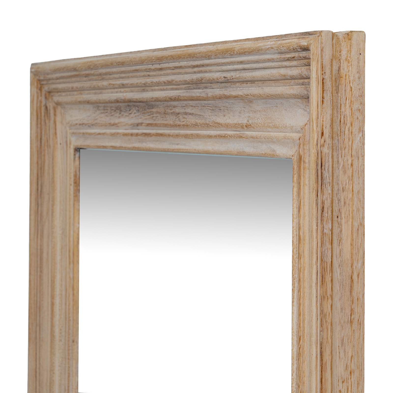 Washed Wood Medium Framed Mirror - Image 3