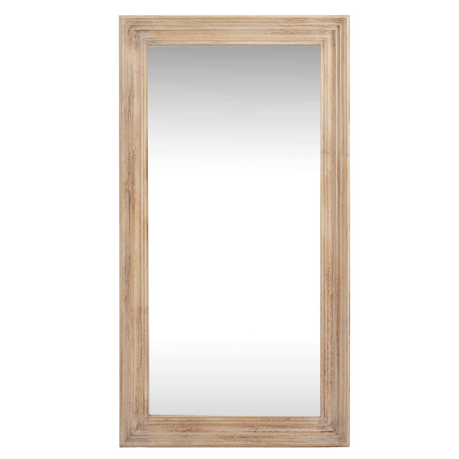Washed Wood Framed Mirror
