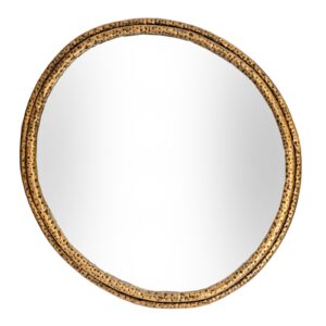 Nahla Large Mirror With Dimpled Frame
