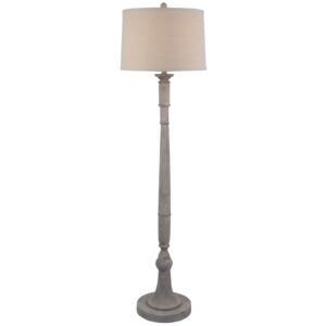 Stella Floor Lamp With Linen Shade
