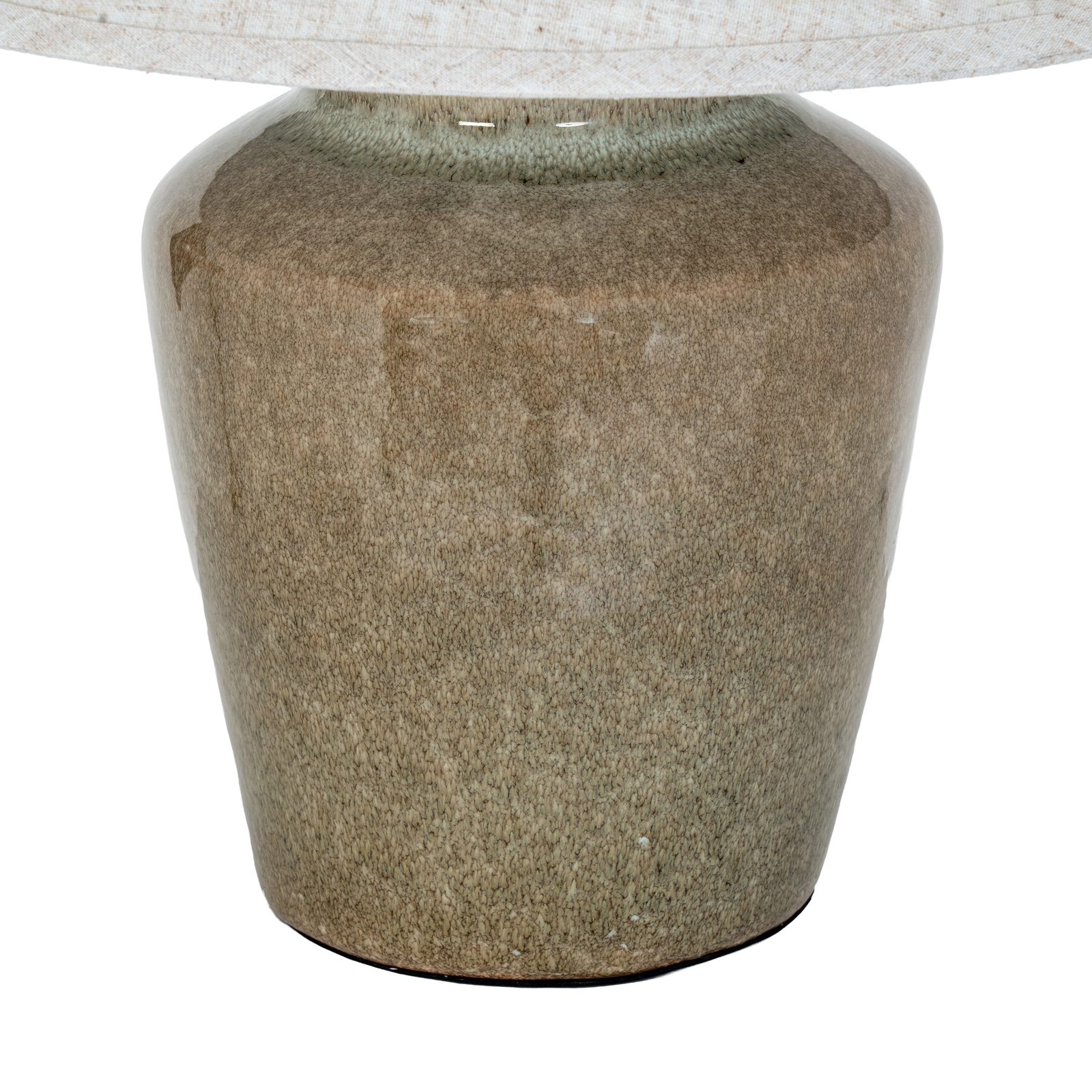 Mottura Ceramic Table Lamp With Edged Linen Shade - Image 3