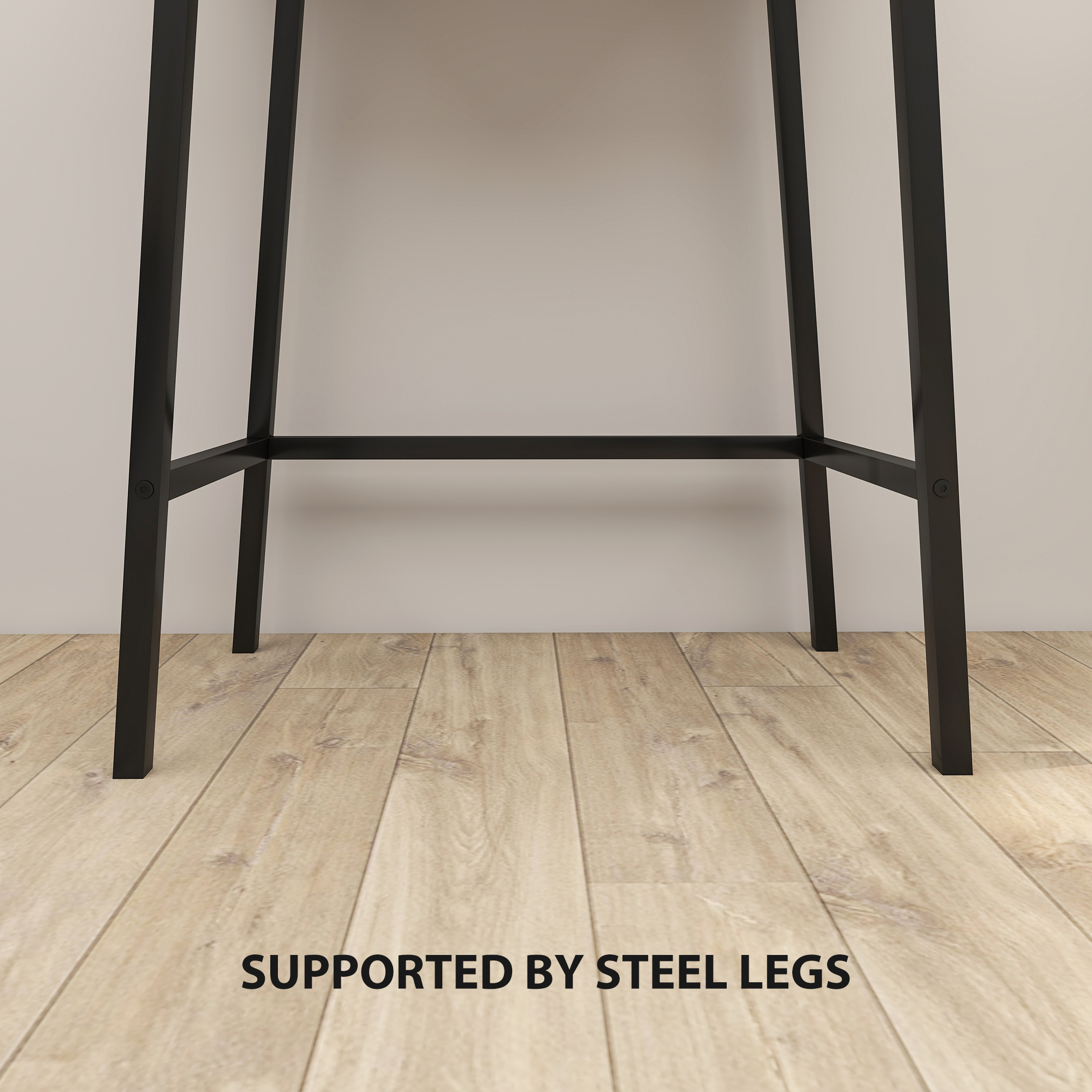 HOMCOM Vanity Desk with Flip-Up Mirror, Industrial Dressing Table with 16 Small Compartments for Bedroom, Natural Wood Effect - Image 7