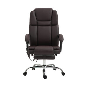 Vinsetto Six Point Vibrating Massage Office Chair - Dark Brown