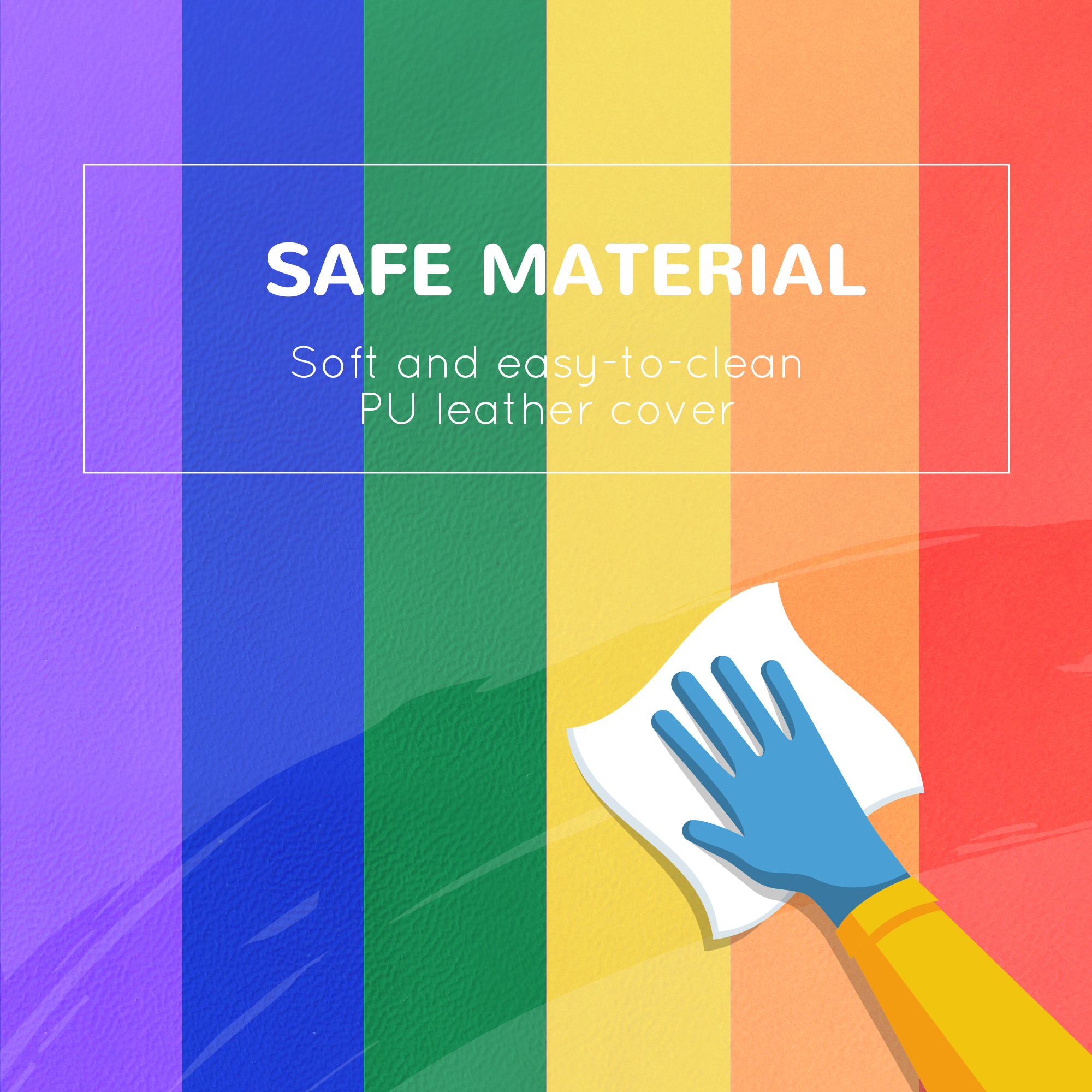 HOMCOM 12 Piece Soft Play Foam Blocks Toy Building Stacking Compliant Learning Toys for Toddler Baby Kids Preschool - Image 6