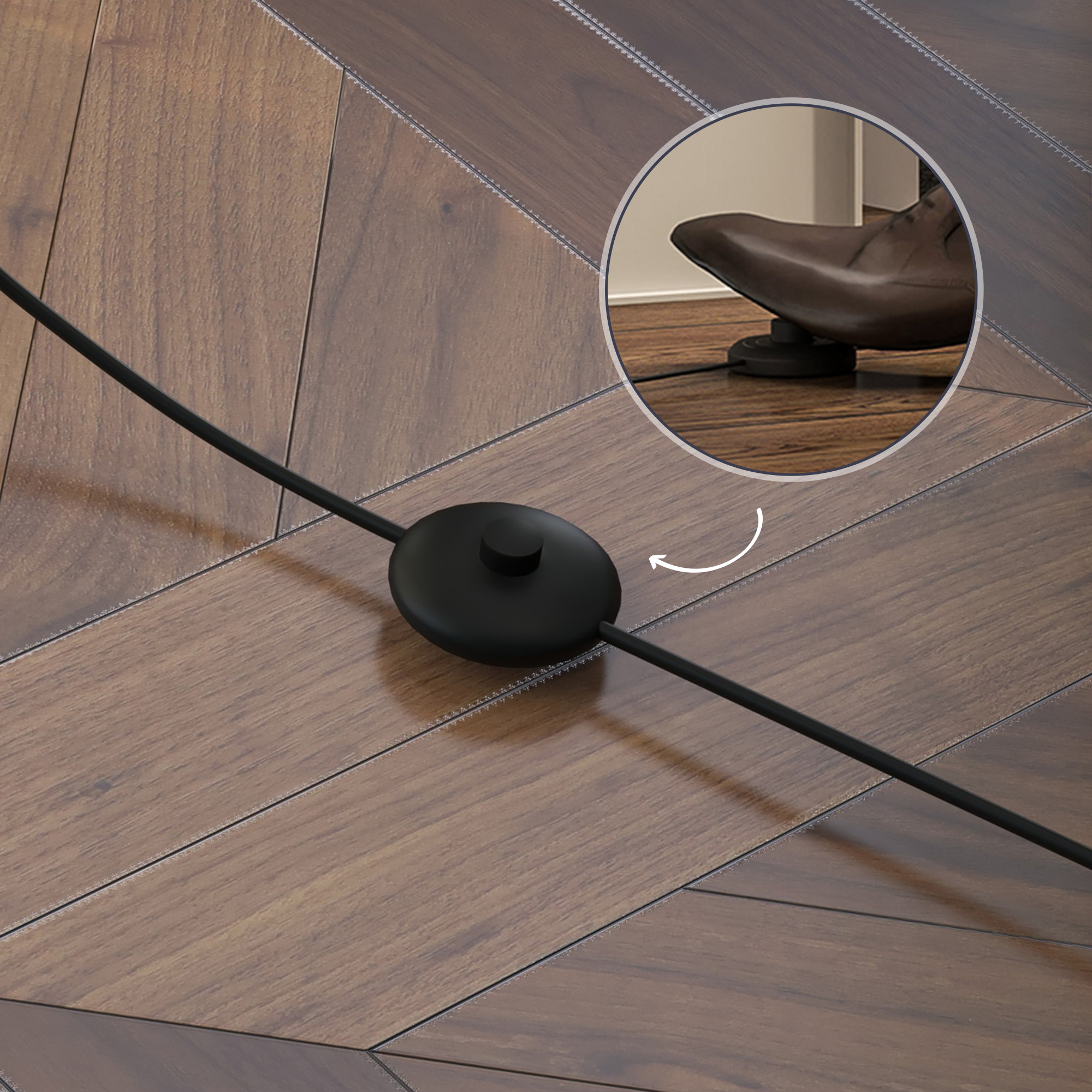 HOMCOM 3-Tier Floor Lamp, Floor Light with Storage Shelf, Reading Standing Lamp with Acrylic Shade for Living Room, Bedroom, Kitchen, Dining Room, Office, Dorm, 160cm, Brown - Image 8